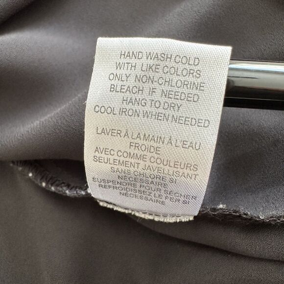 DR2 Blouse Size XXS Black V Neck Cap Sleeves Casual Business Workwear - Picture 6 of 8